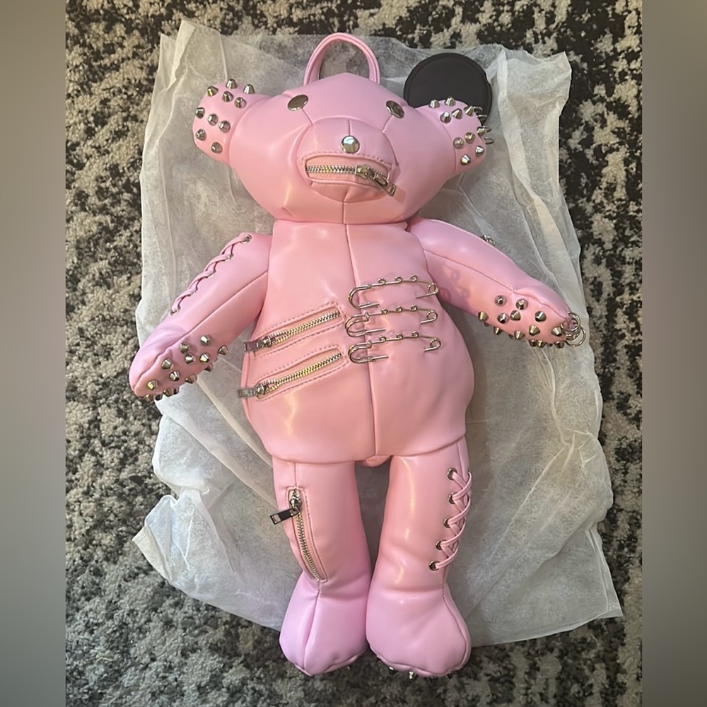 Current Mood Bubblegum Tormented Teddy Backpack
